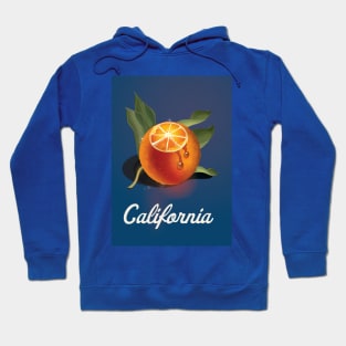 California Orange Poster Hoodie